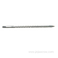 Bimetallic screw for injection moulding machine
